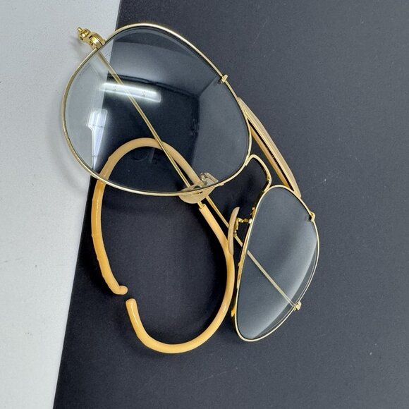 TruWood | Weekender Blue Aviator Sunglasses Bamboo & Silver  display picture 3